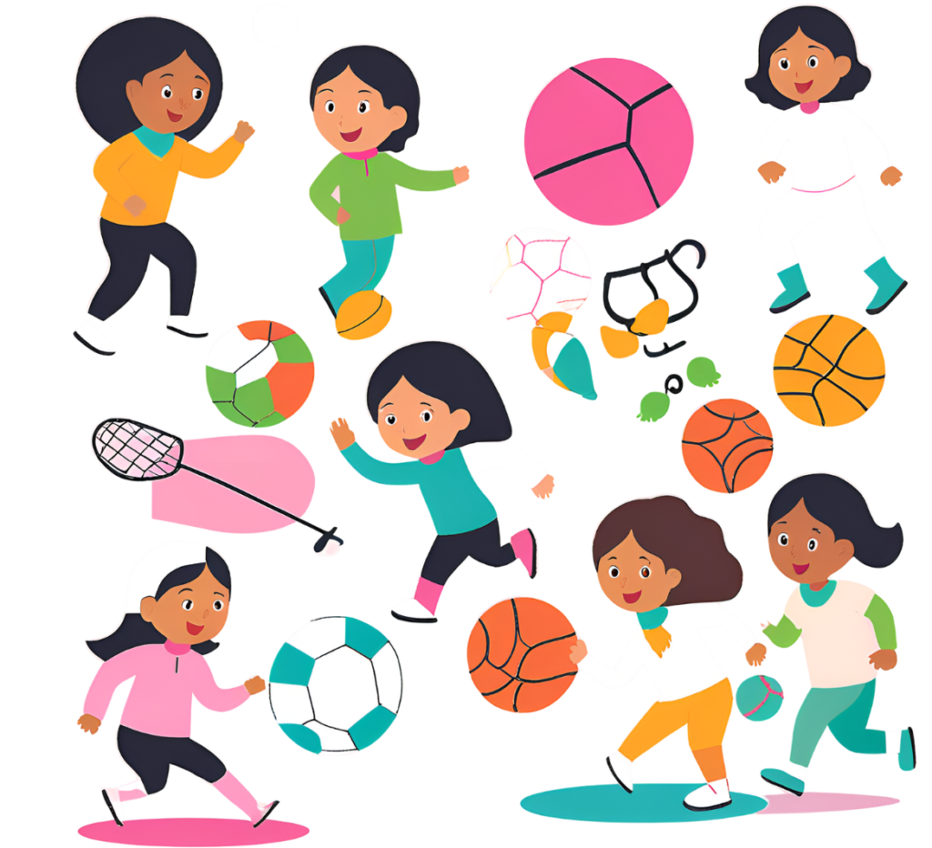 dessin éveil sportif